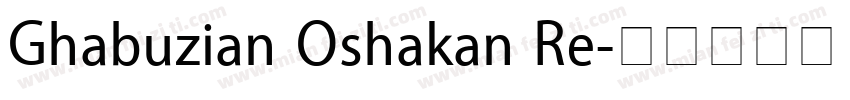 Ghabuzian Oshakan Re字体转换